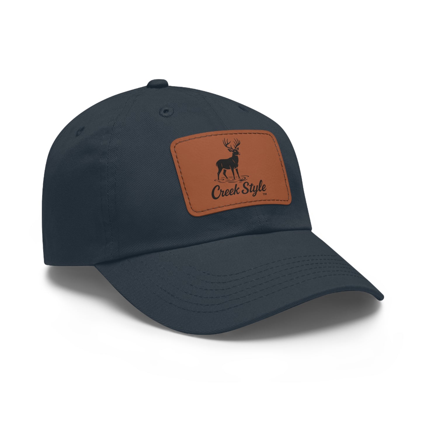 Creek Style™ "Creek Buck" Hat with leather patch.