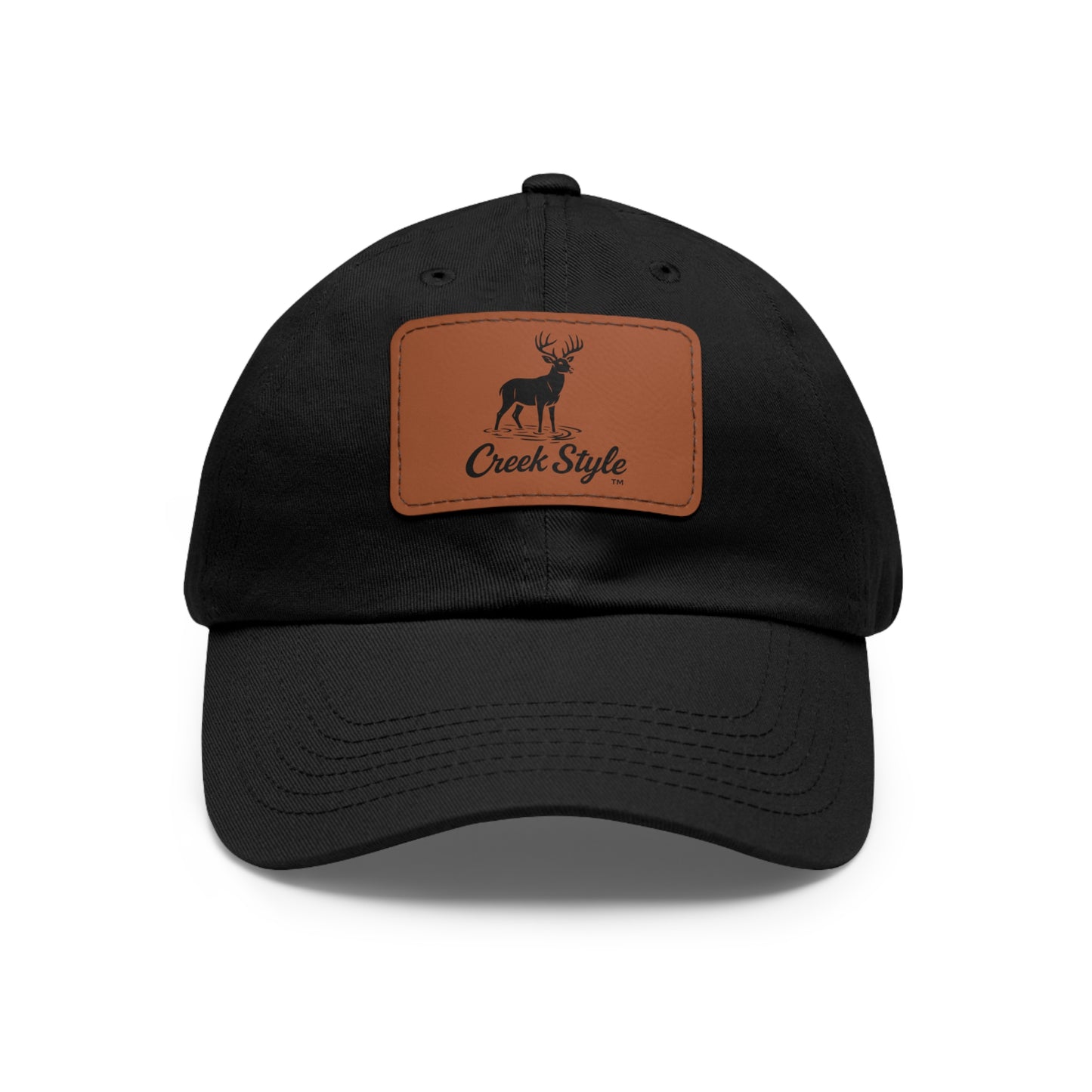 Creek Style™ "Creek Buck" Hat with leather patch.