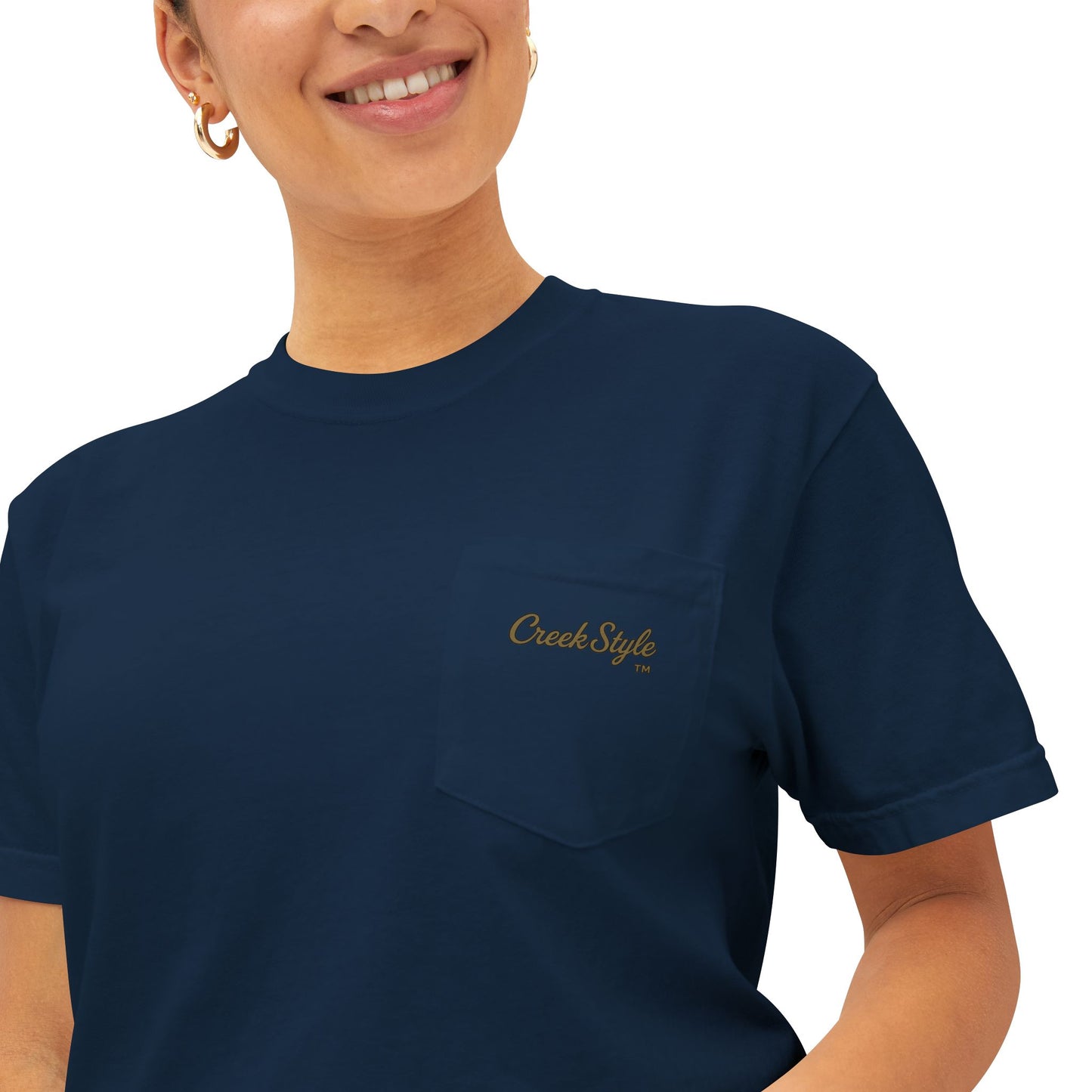 Creek Style™ "Baptized in Creek Water" Pocket T-Shirt