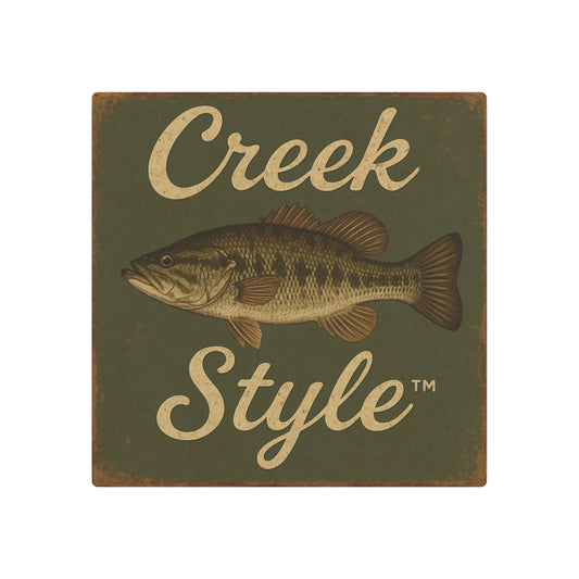 Creek Style™ Fishing Cabin Metal Wall Art