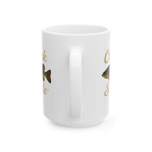 Creek Style™ "Creek Bass" 15oz Coffee Mug.