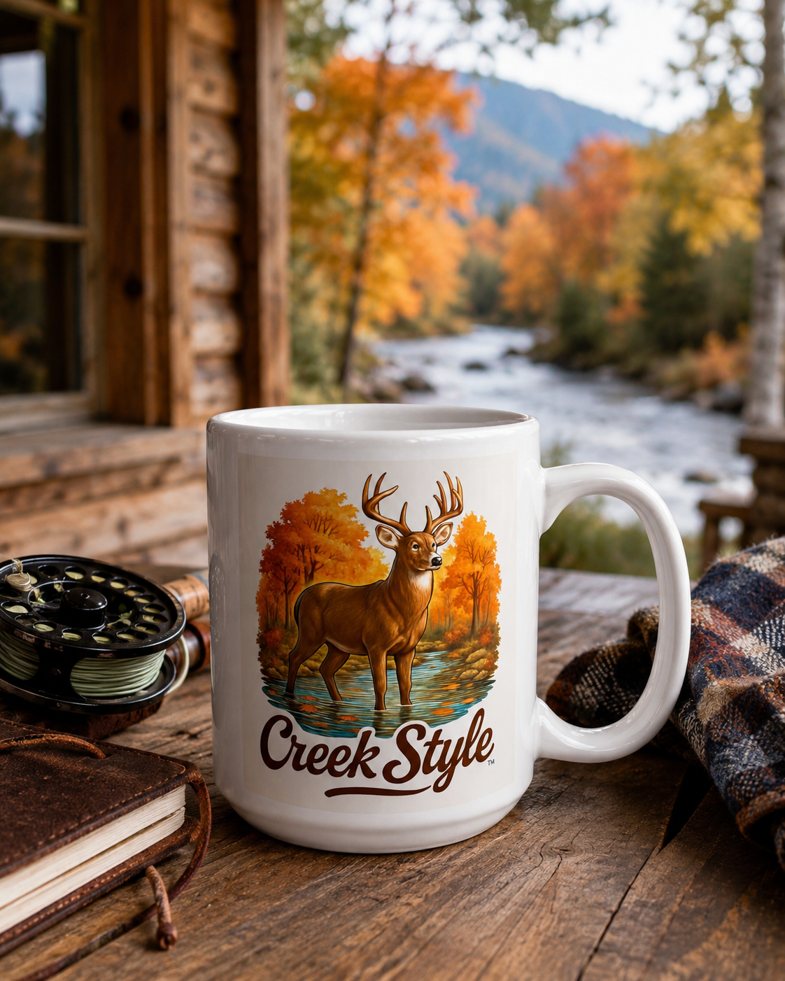 Creek Style™ "Creek Buck" Mug 15oz