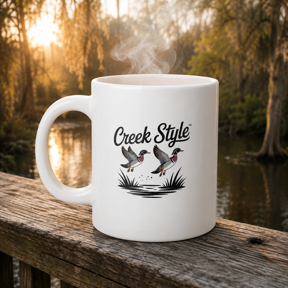 Creek Style™ "wood duck"  20oz mug