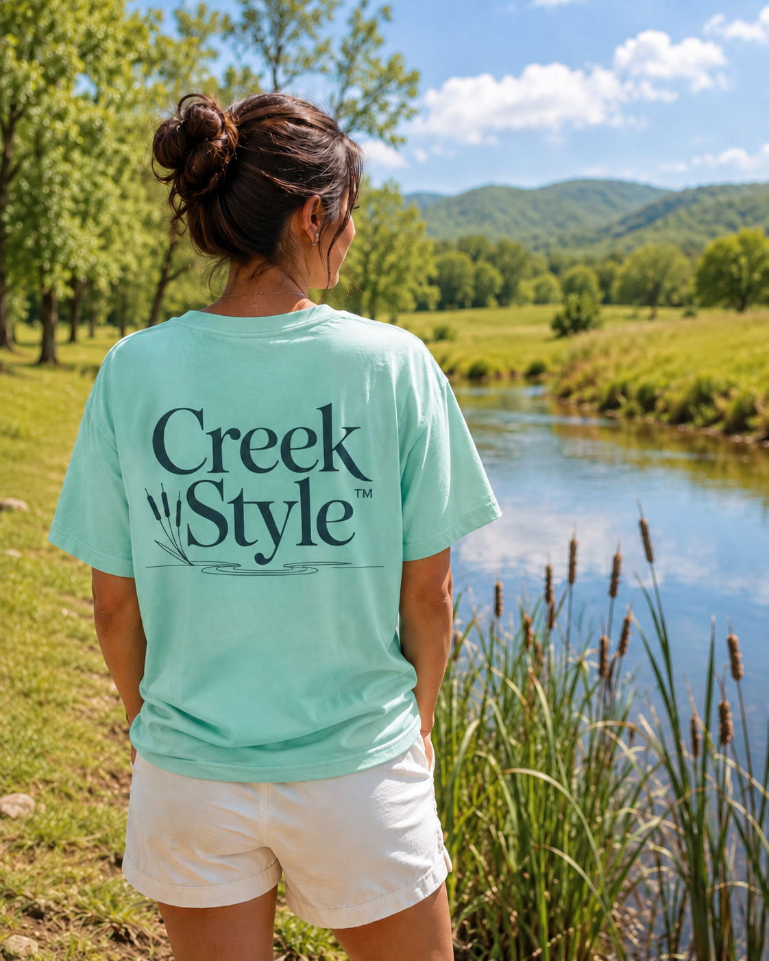 Creek Style™ "Cattails"  T-Shirt.