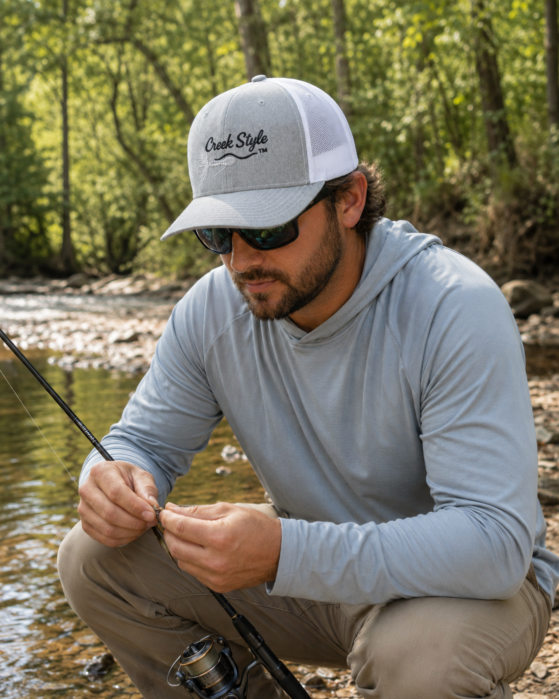 Creek Style™/Roostertail lure Trucker Cap