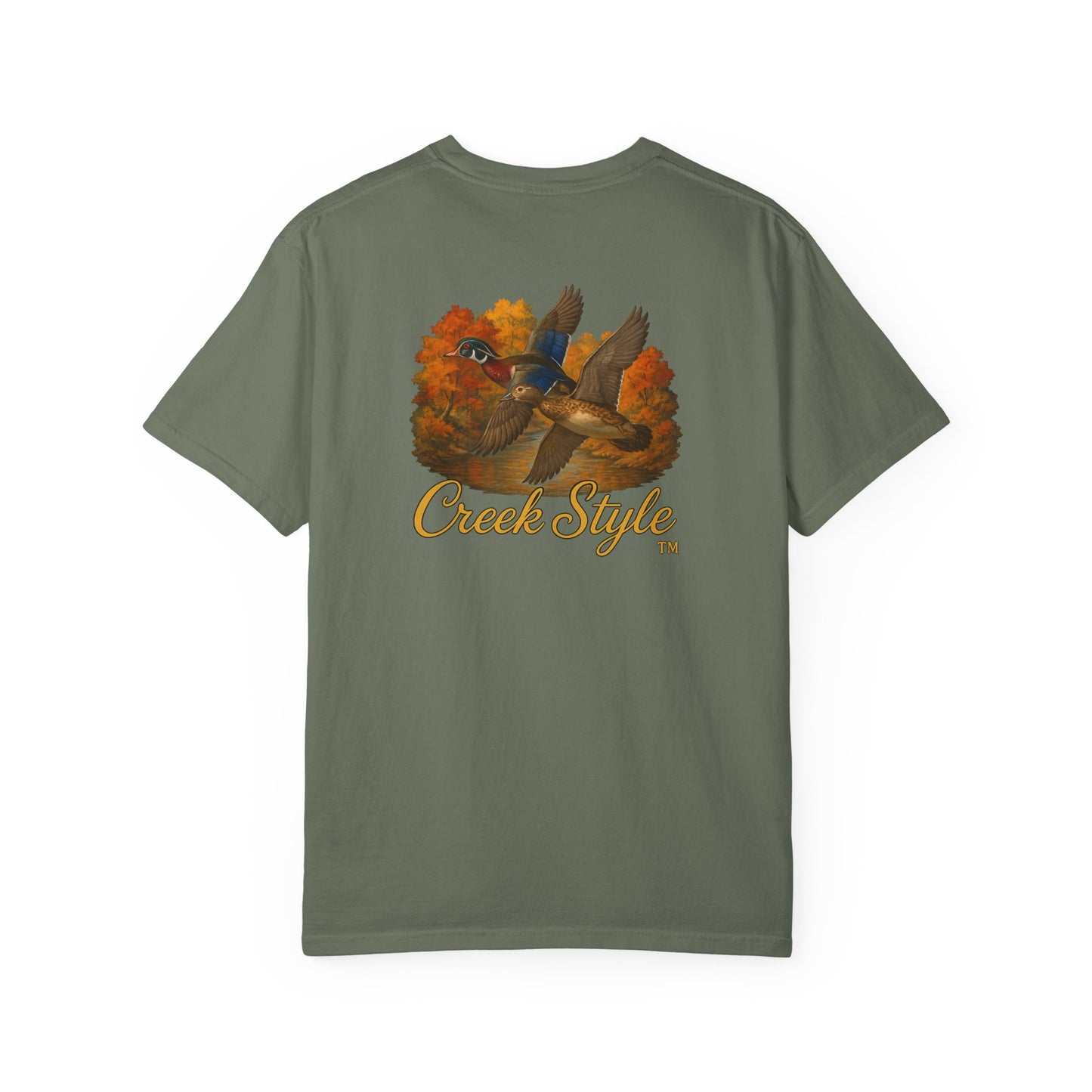 Creek Style™ "Creek Duck" Fall Vibes Comfort Color T-shirt