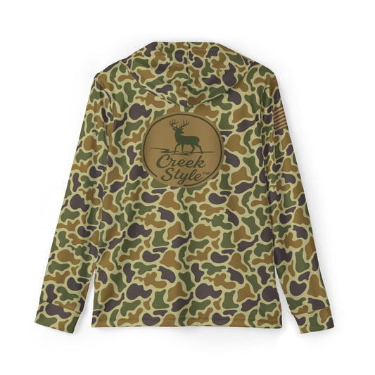 Creek Style™  "Creek Buck" Men's Camo Sports Hoodie