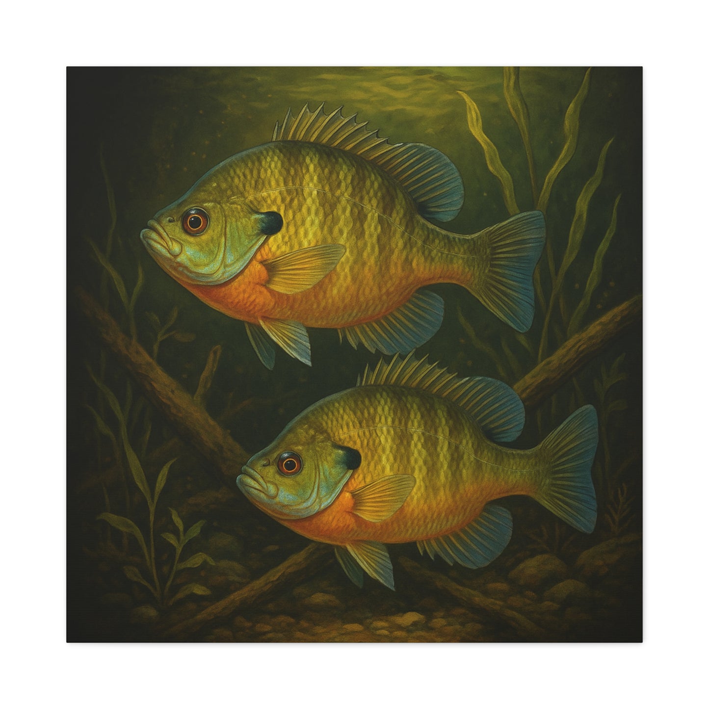 Creek Style™ Fishing Themed Matte Canvas Wall Art