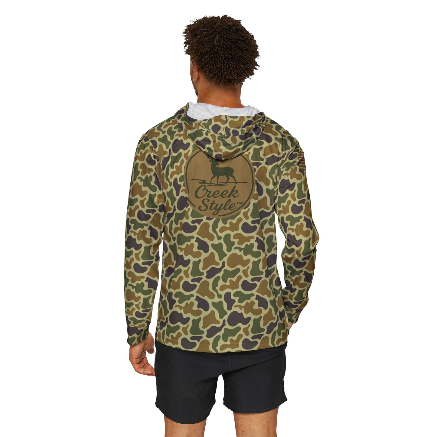 Creek Style™  "Creek Buck" Men's Camo Sports Hoodie