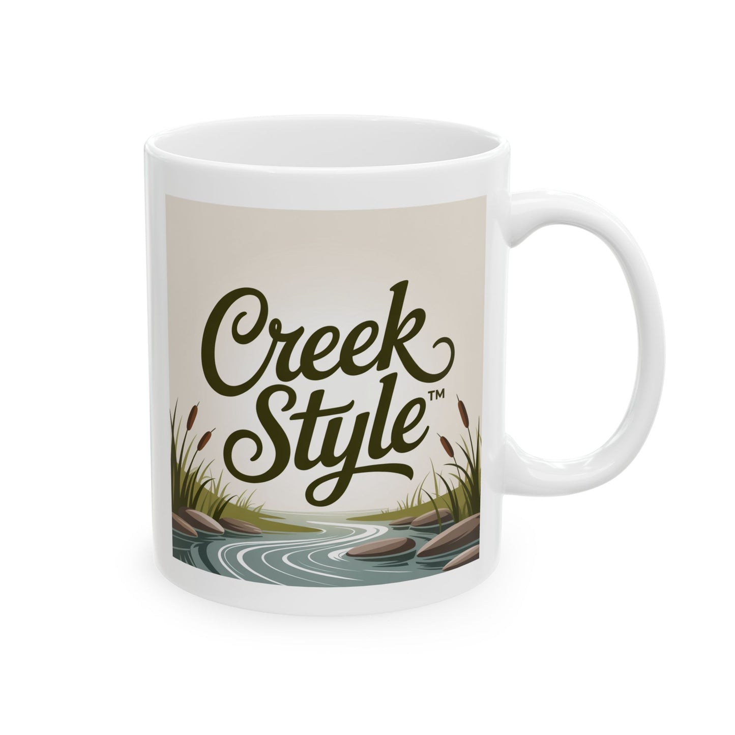 Creek Style™  "Peaceful Stream" Ceramic Mug