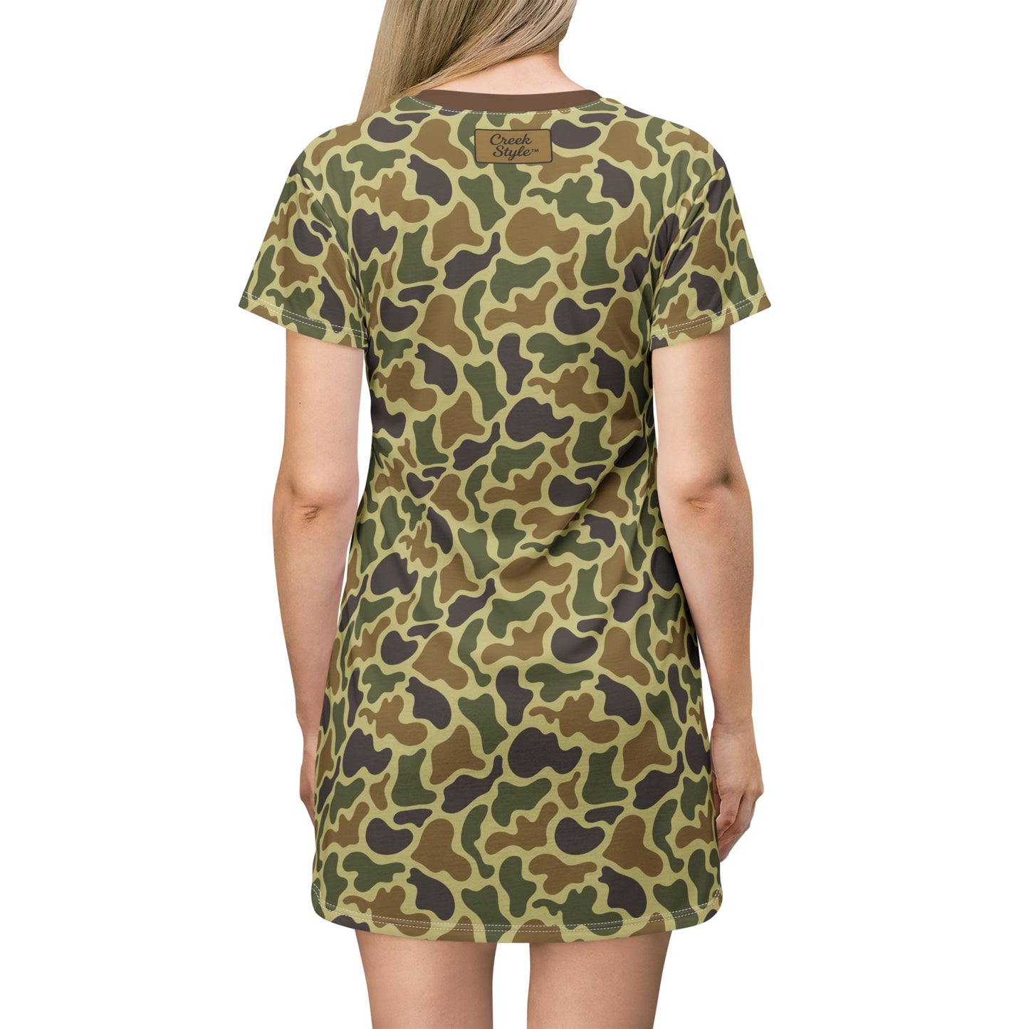 Creek Style™ "Camo Print" T-Shirt Dress
