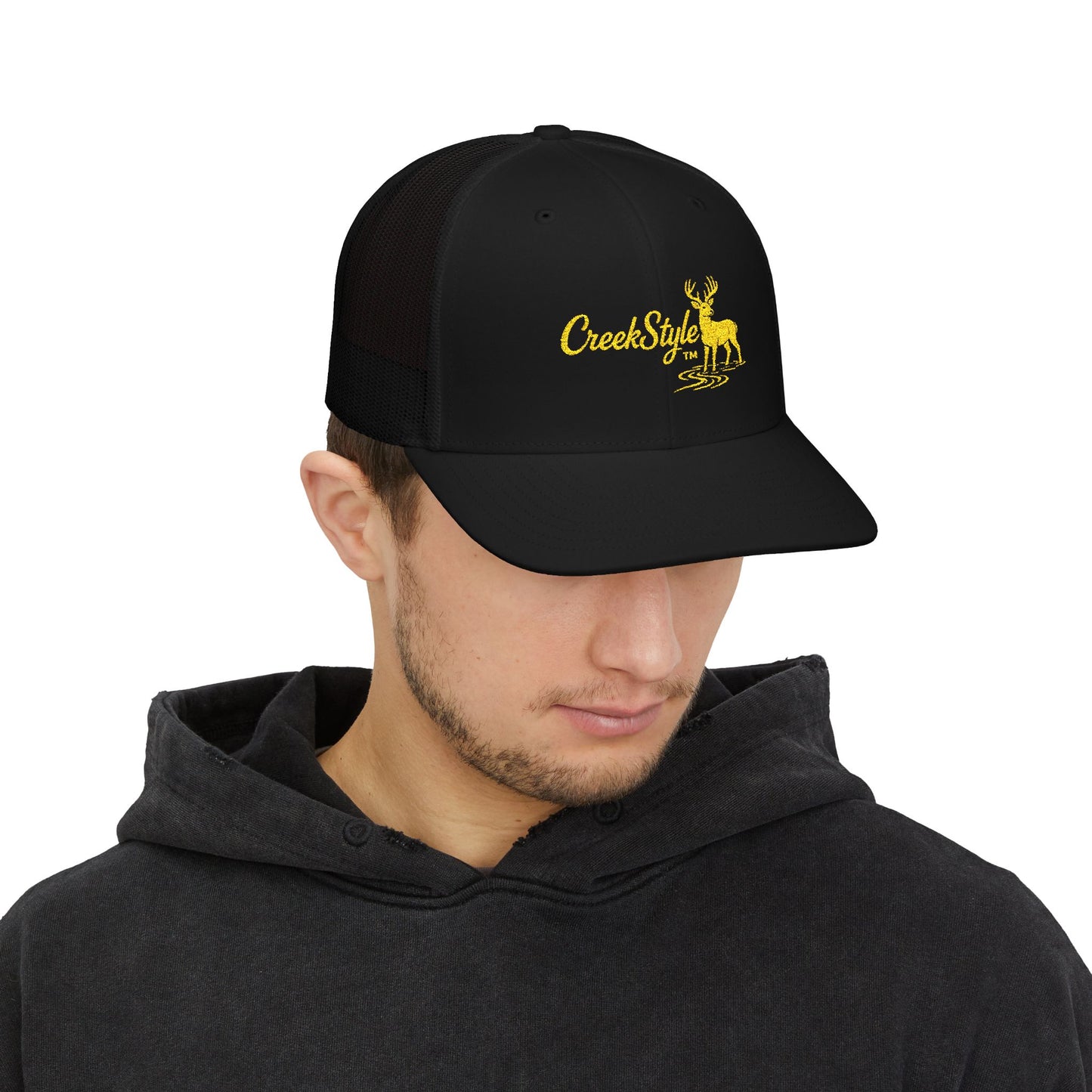 Creek Style™  Embroidered Snapback Trucker Cap