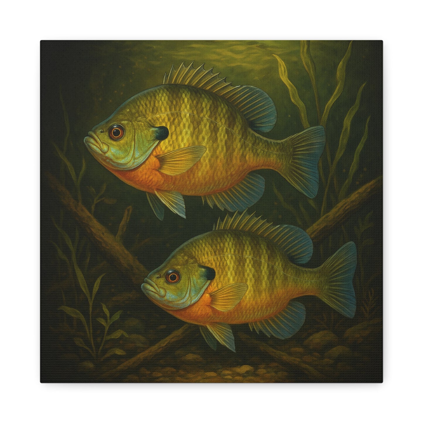Creek Style™ Fishing Themed Matte Canvas Wall Art