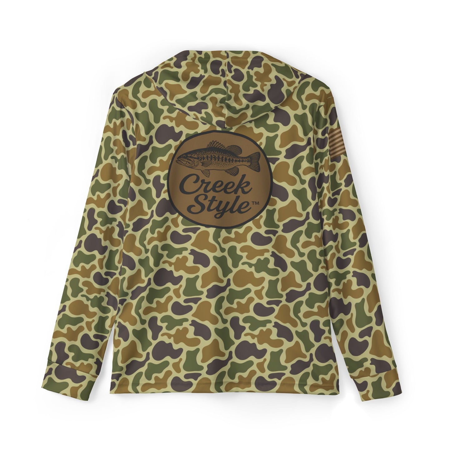 Creek Style™  "Tallapoosa Bass" Men's Camo Sports Hoodie