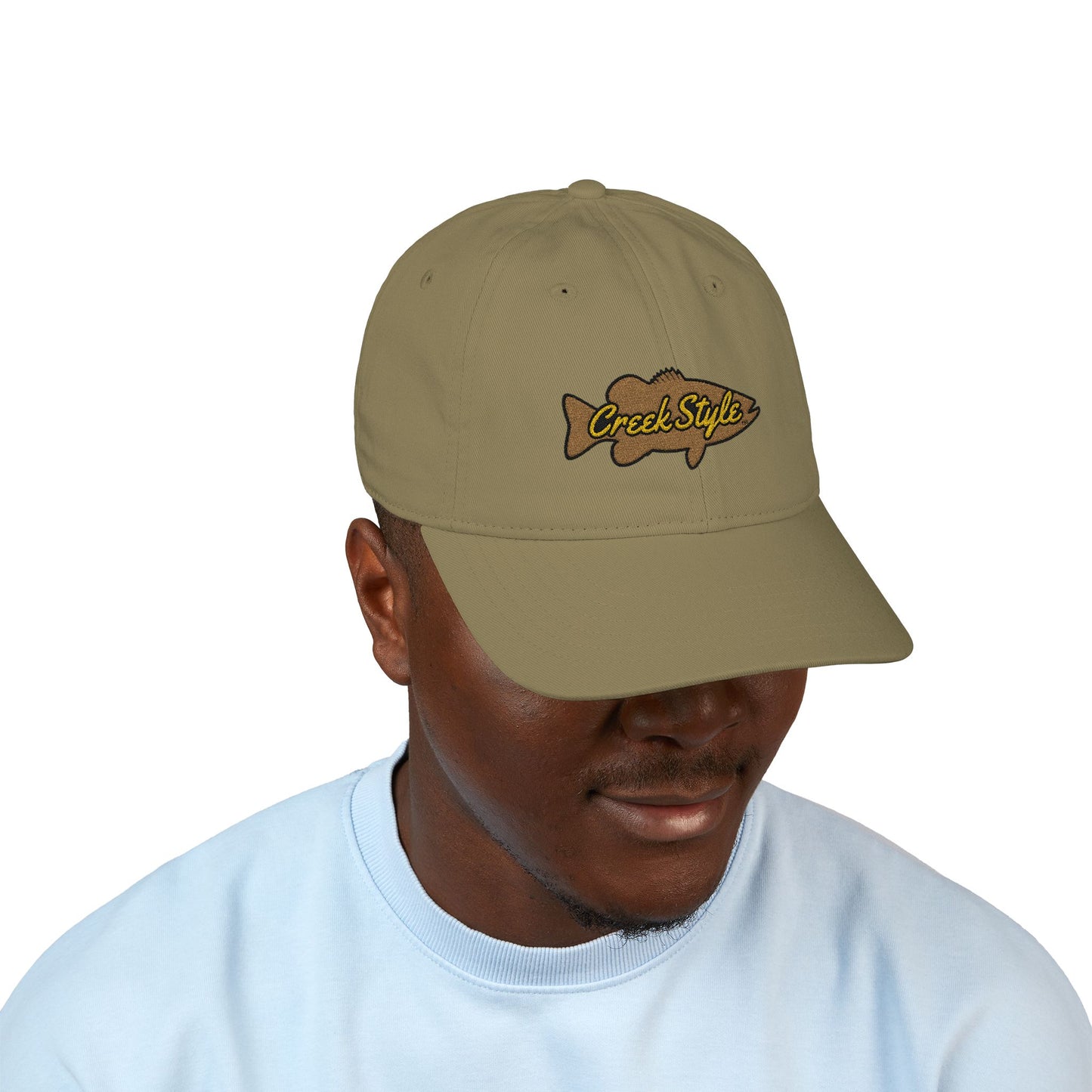 Creek Style™  "Creek Bass" Stylish Embroidered Baseball Cap
