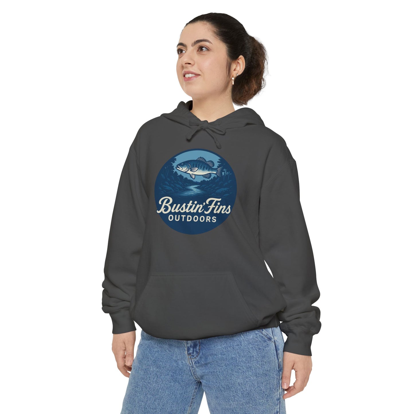 Bustin' Fins Outdoors Hoodie