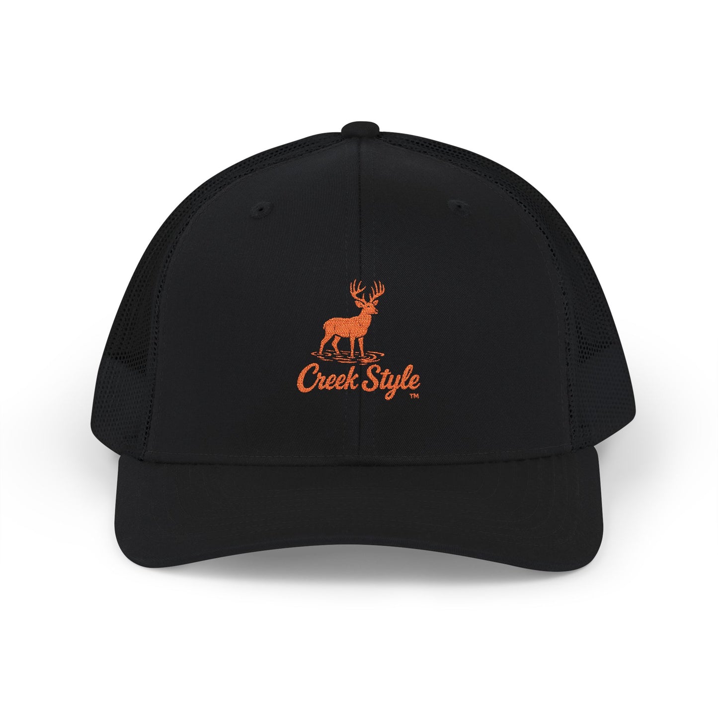 Creek Style™  "Orange Creek Buck"   Embroidered Outdoor Hat