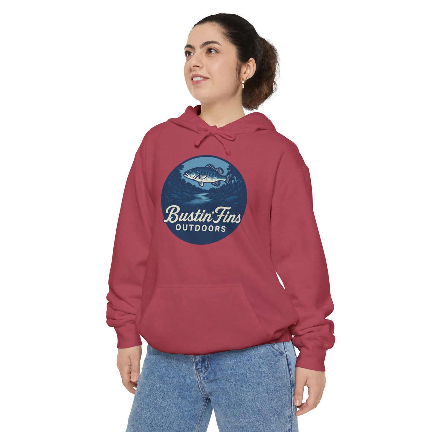 Bustin' Fins Outdoors Hoodie