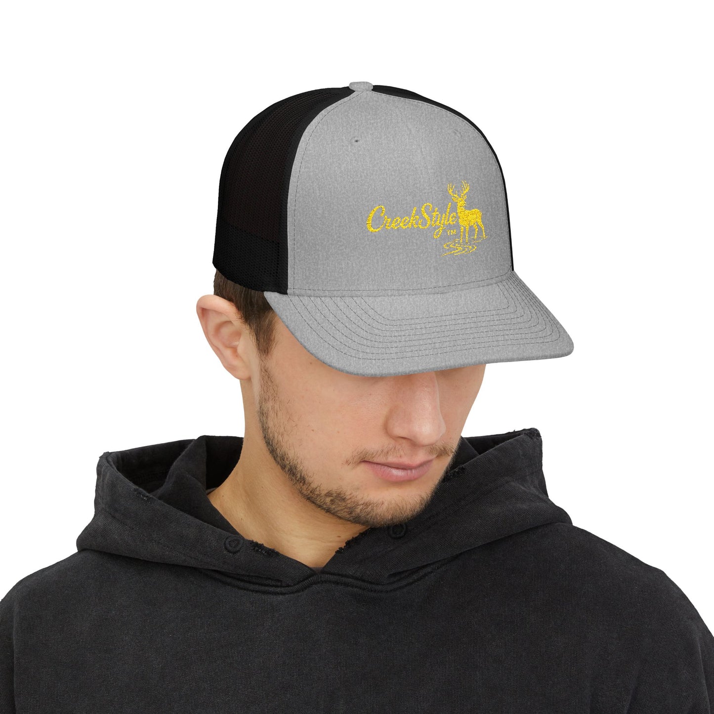 Creek Style™  Embroidered Snapback Trucker Cap