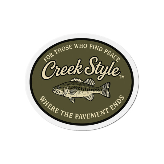 Creek Style™ Fishing-Themed Die-Cut Magnet