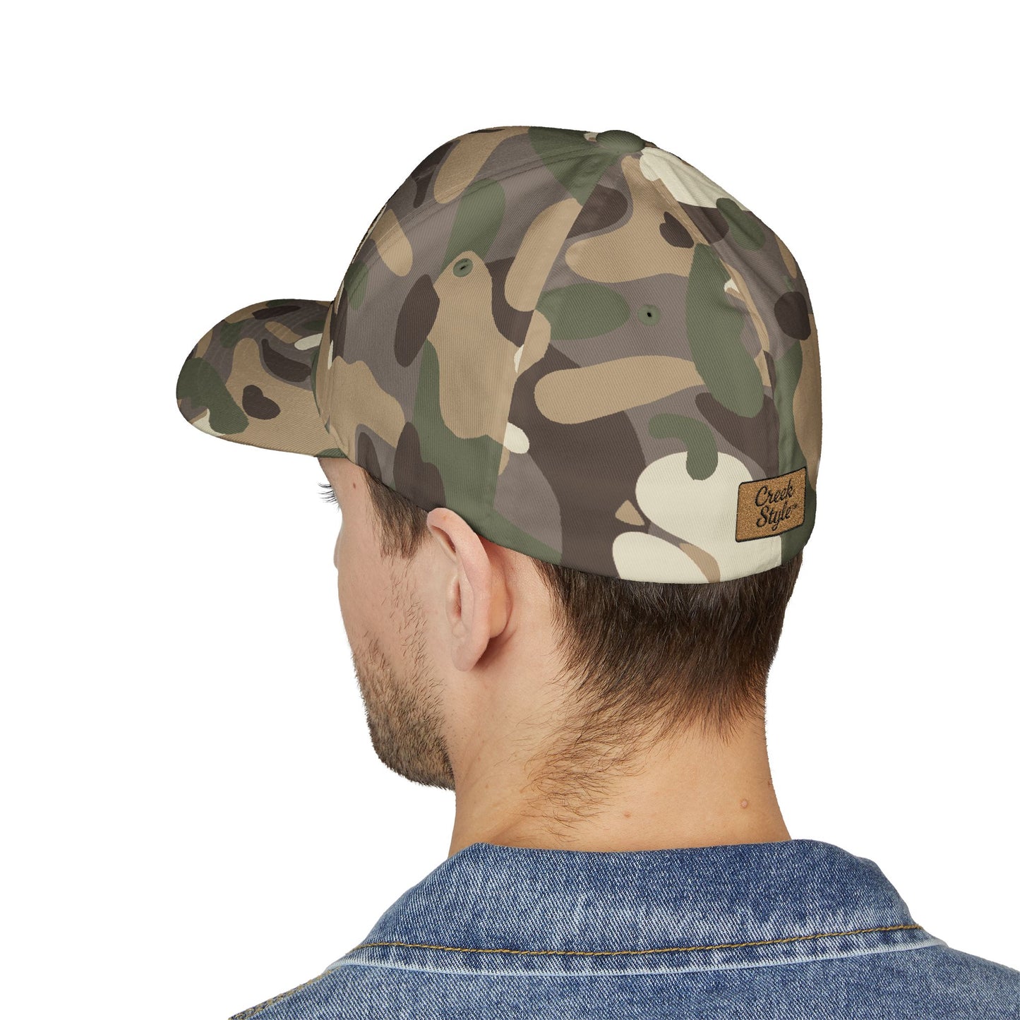 Creek Style™ "Christian American"  Embroidered Closed-Back Cap