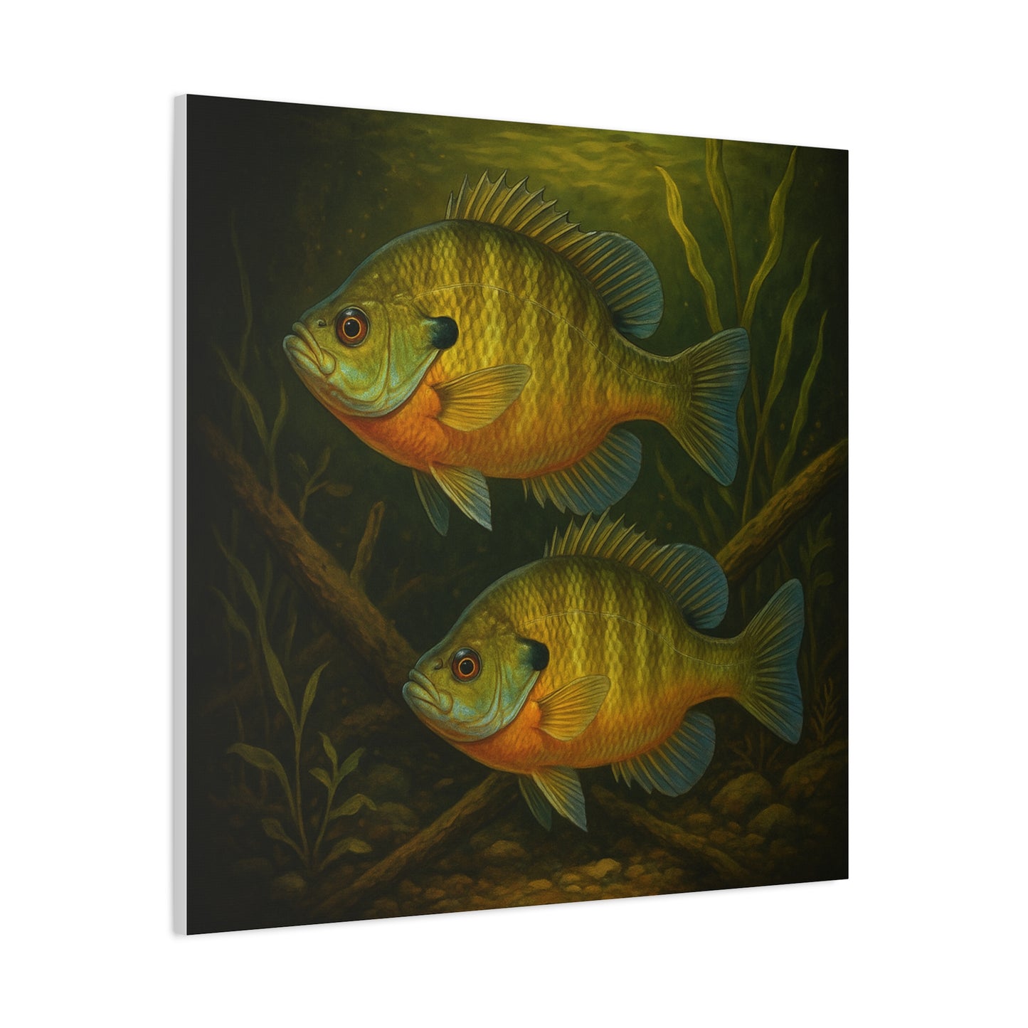 Creek Style™ Fishing Themed Matte Canvas Wall Art