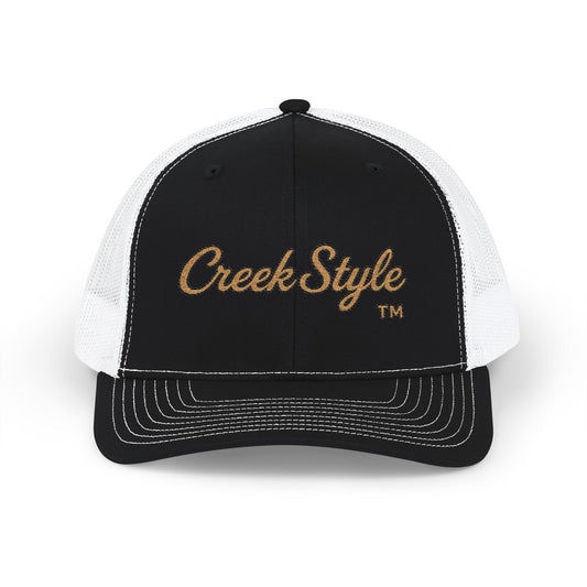 Creek Style™  Embroidered Snapback Trucker Cap