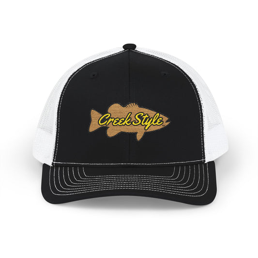 Creek Style™  "Creek Bass" Snapback Trucker Cap
