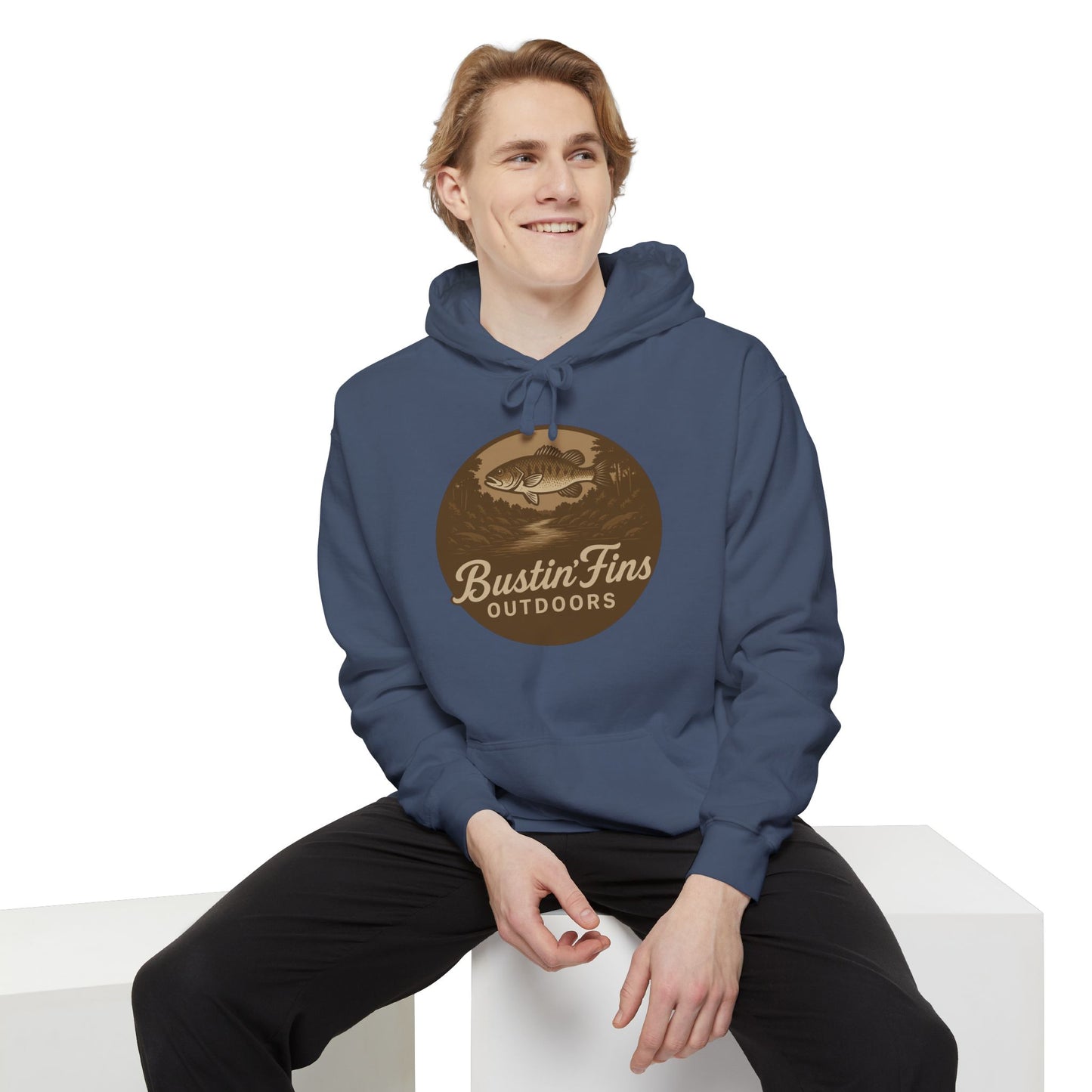 Bustin Fins Outdoors Hoodie