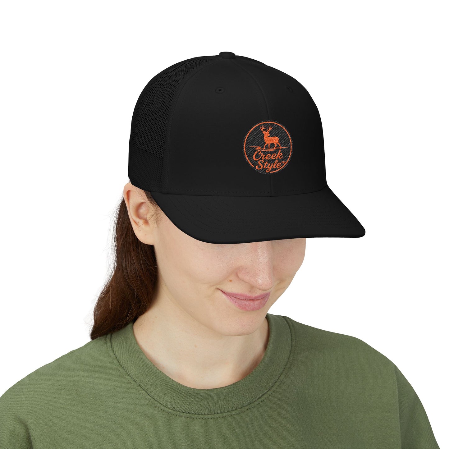 Creek Style™ "Creek Buck" Embroidered Trucker Cap