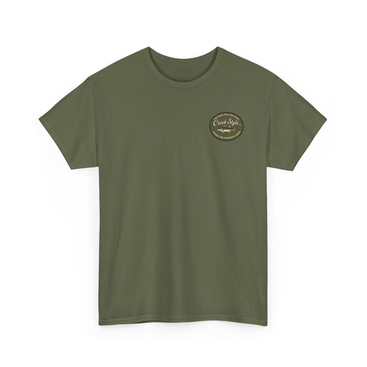 Creek Style™ – Where the Pavement Ends Tee