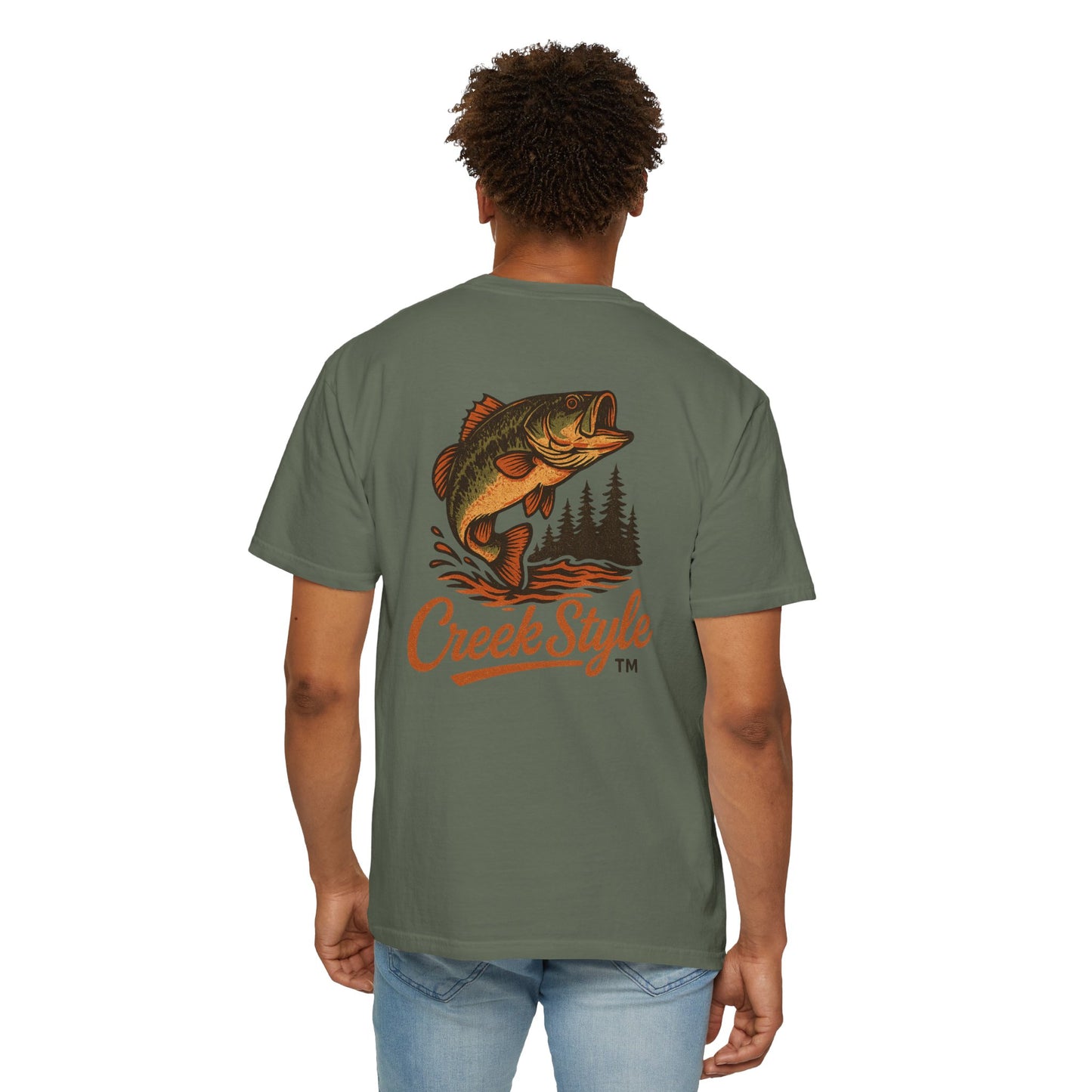 Creek Style™  "Leaping Bass"  Unisex T-Shirt