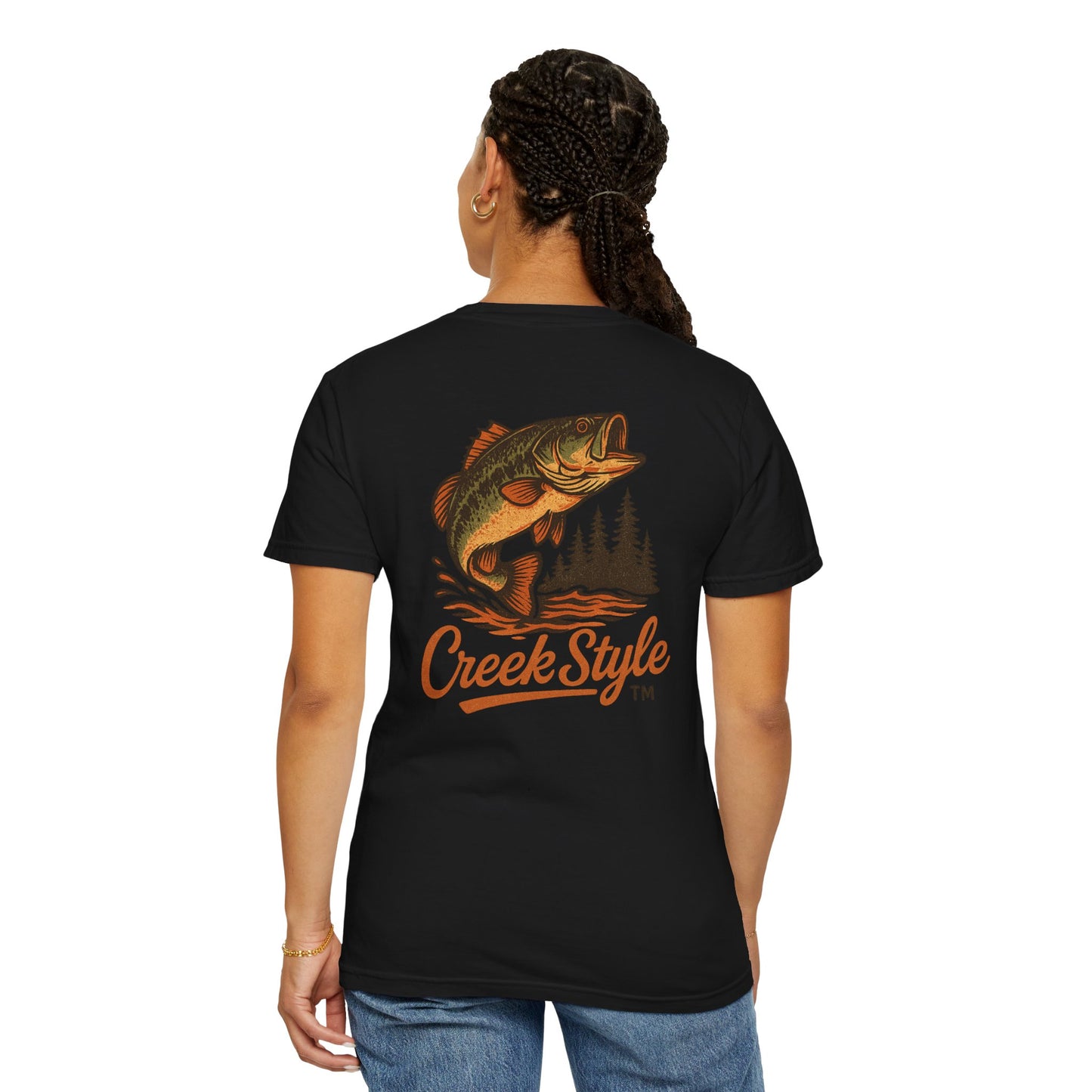 Creek Style™  "Leaping Bass"  Unisex T-Shirt