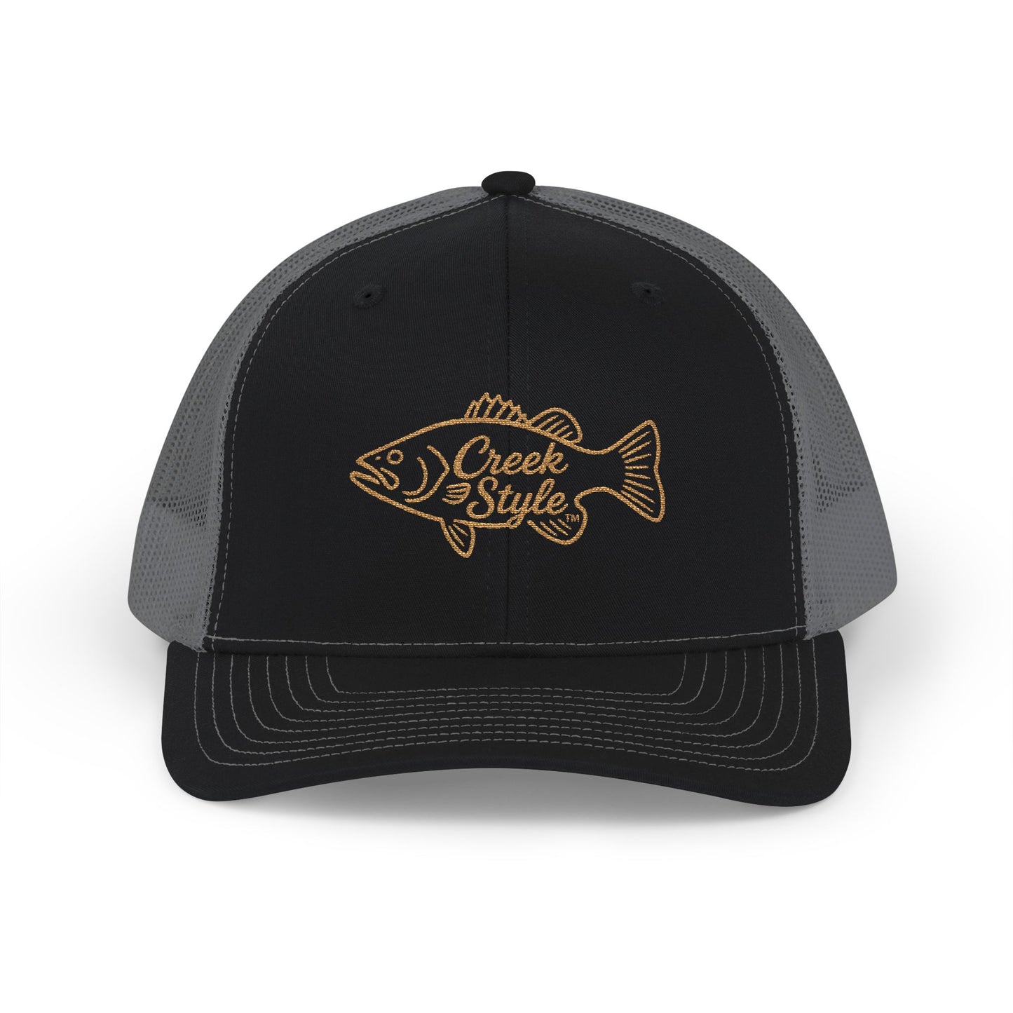 Creek Style™  "Black Bass" Embroidered Richardson.