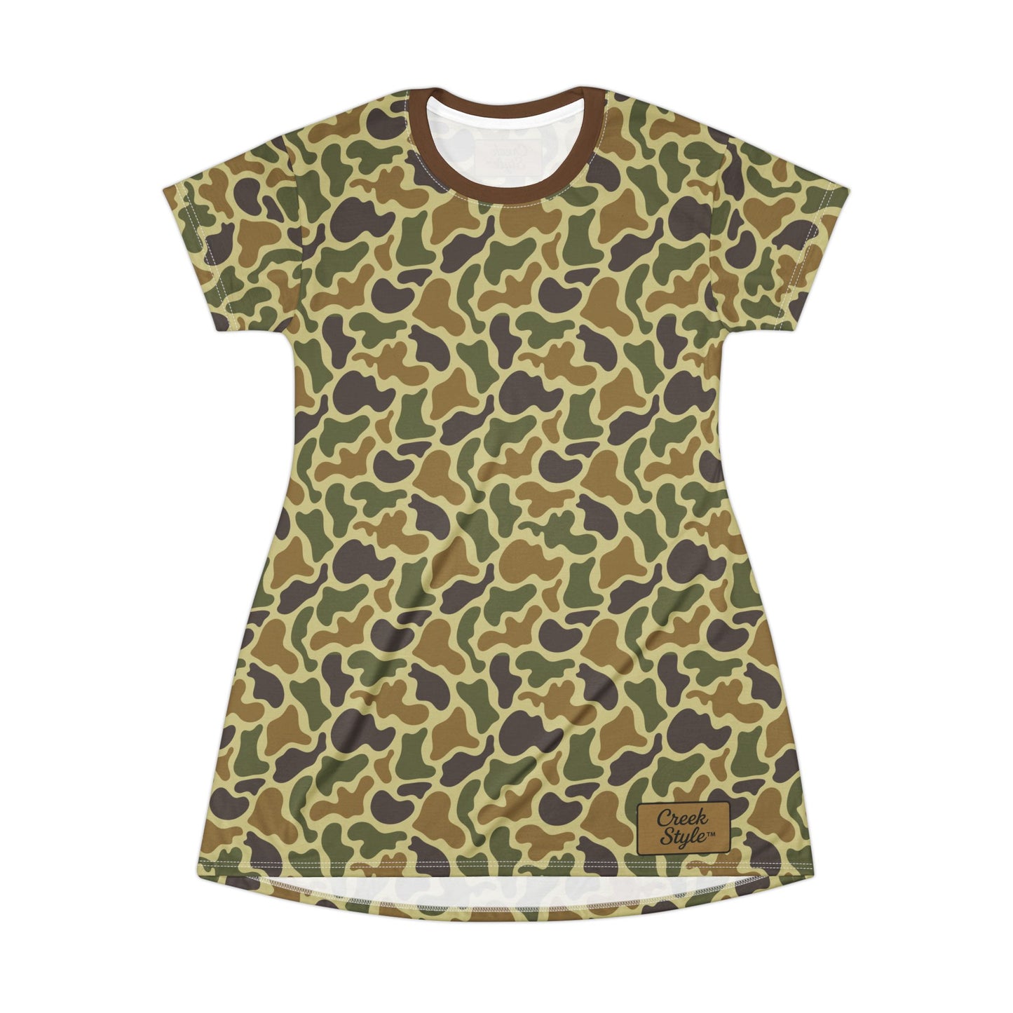 Creek Style™ "Camo Print" T-Shirt Dress