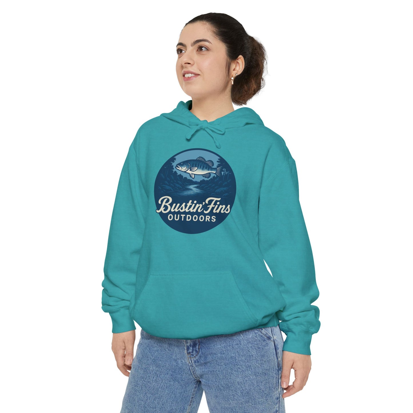 Bustin' Fins Outdoors Hoodie