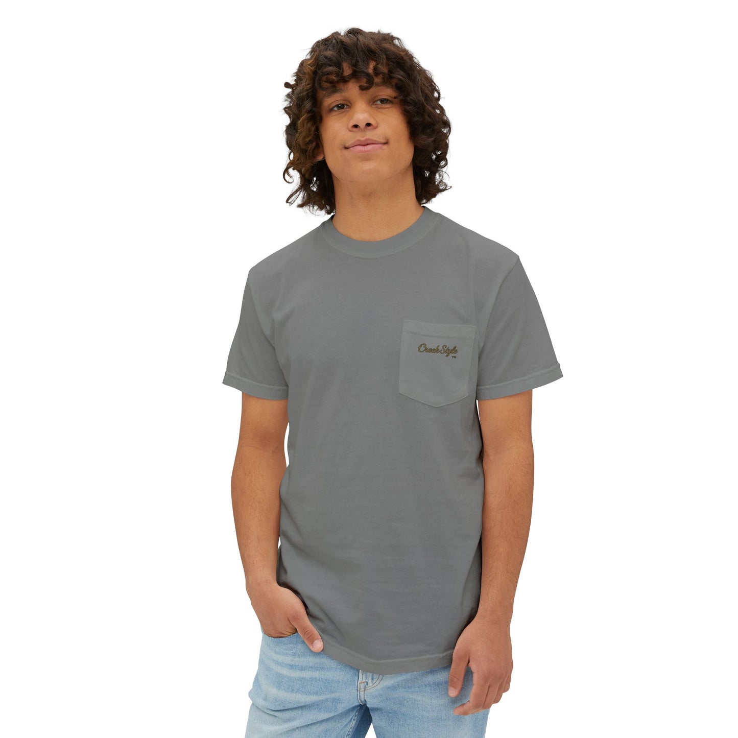 Creek Style™ "Baptized in Creek Water" Pocket T-Shirt