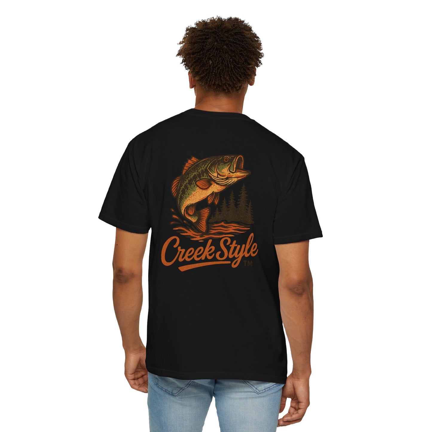 Creek Style™  "Leaping Bass"  Unisex T-Shirt