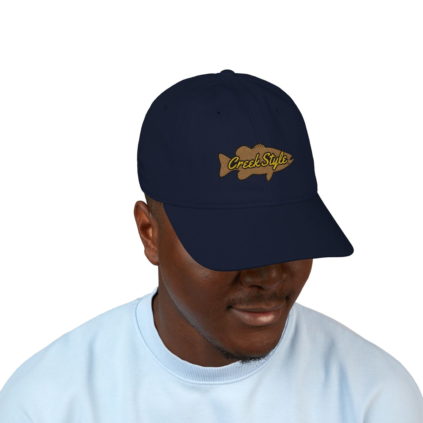 Creek Style™  "Creek Bass" Stylish Embroidered Baseball Cap