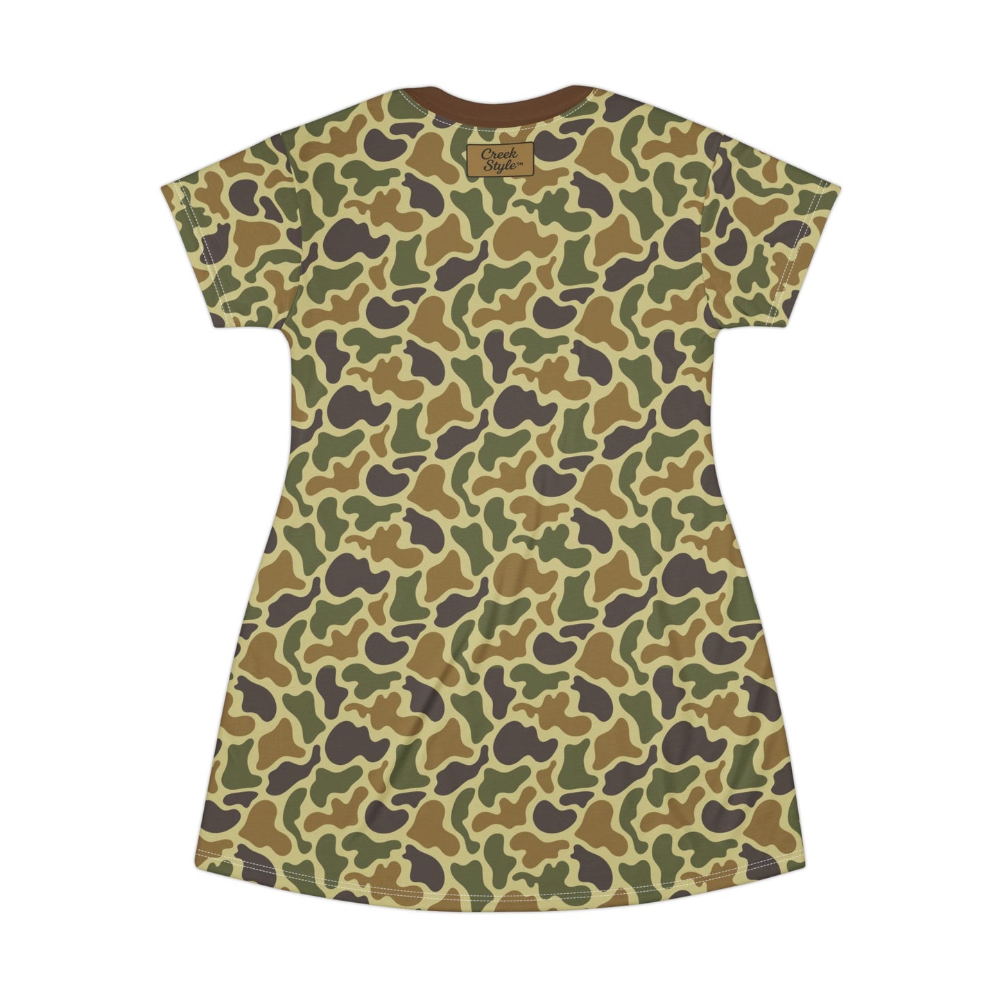 Creek Style™ "Camo Print" T-Shirt Dress
