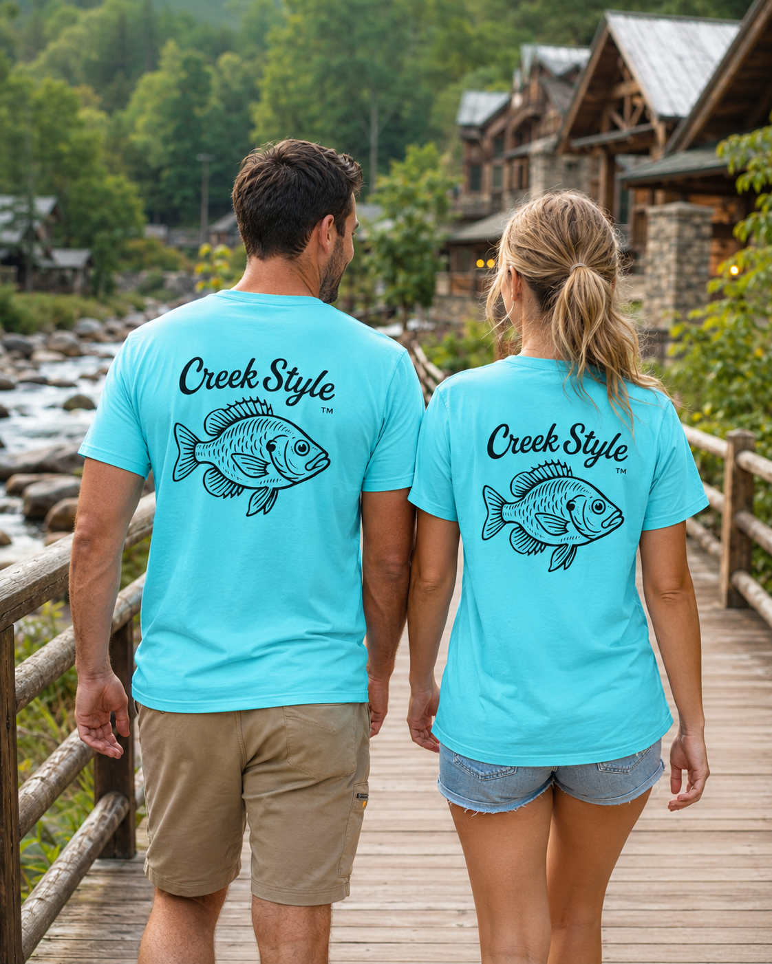 Creek Style™  "Bluegill" Garment-Dyed T-shirt
