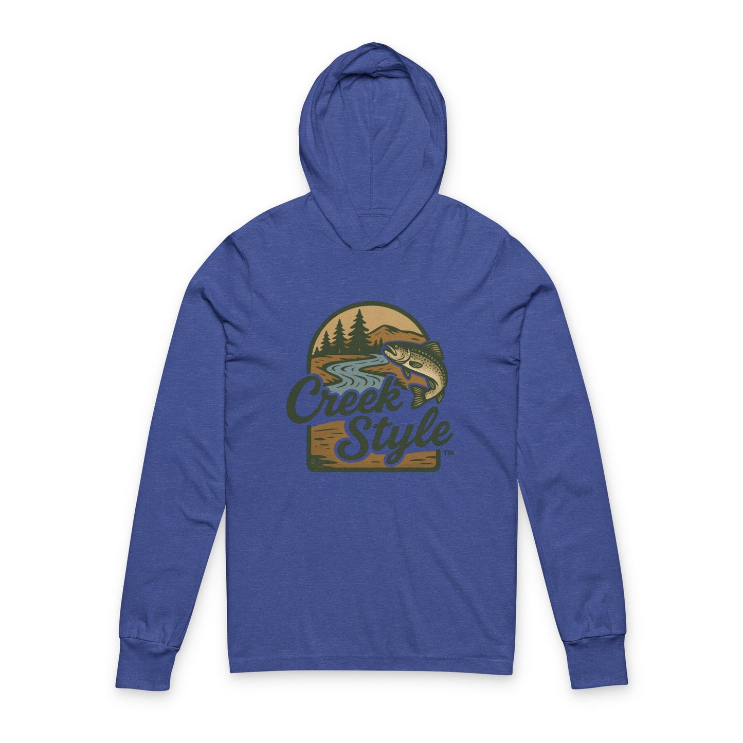Creek Style™ "Trout Stream" Hooded T-Shirt