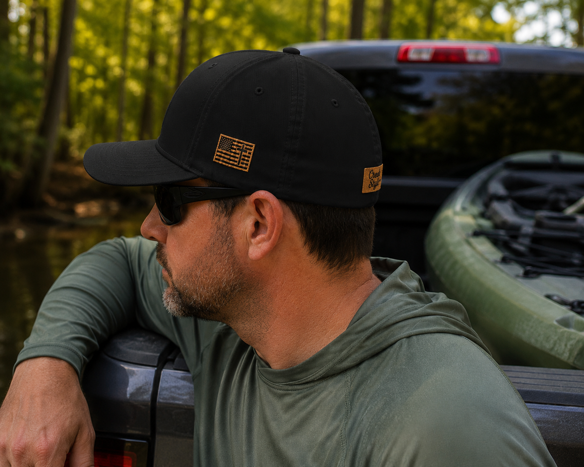Creek Style™ Embroidered Fishing Cap