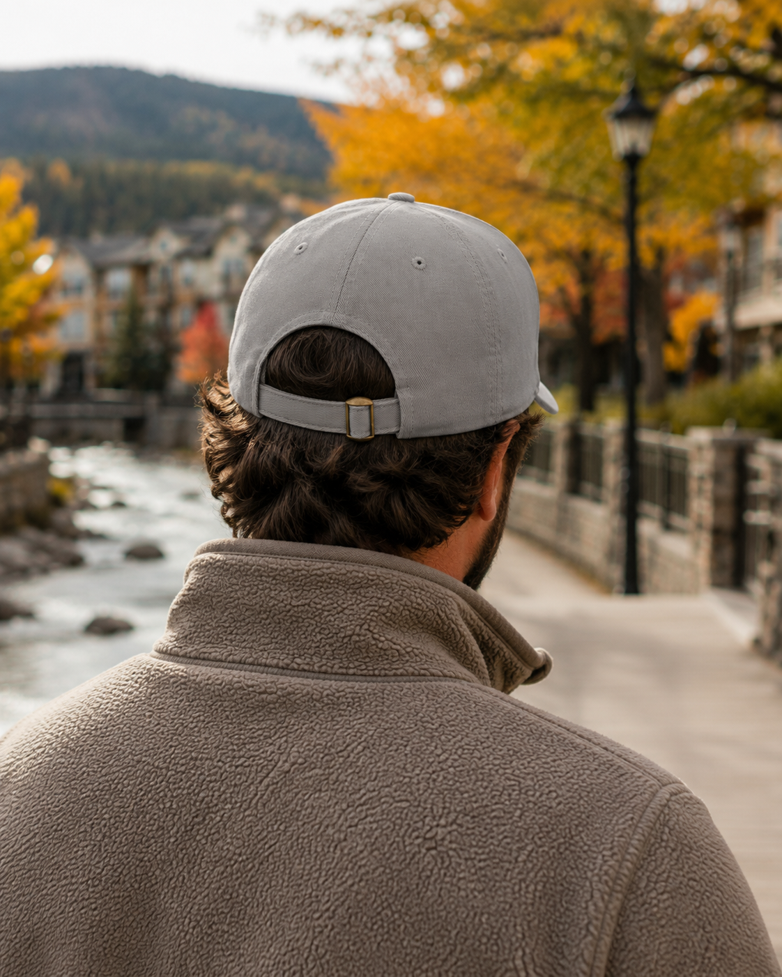 Creek Style™  "Bluegill" Leather Patch Dad Hat