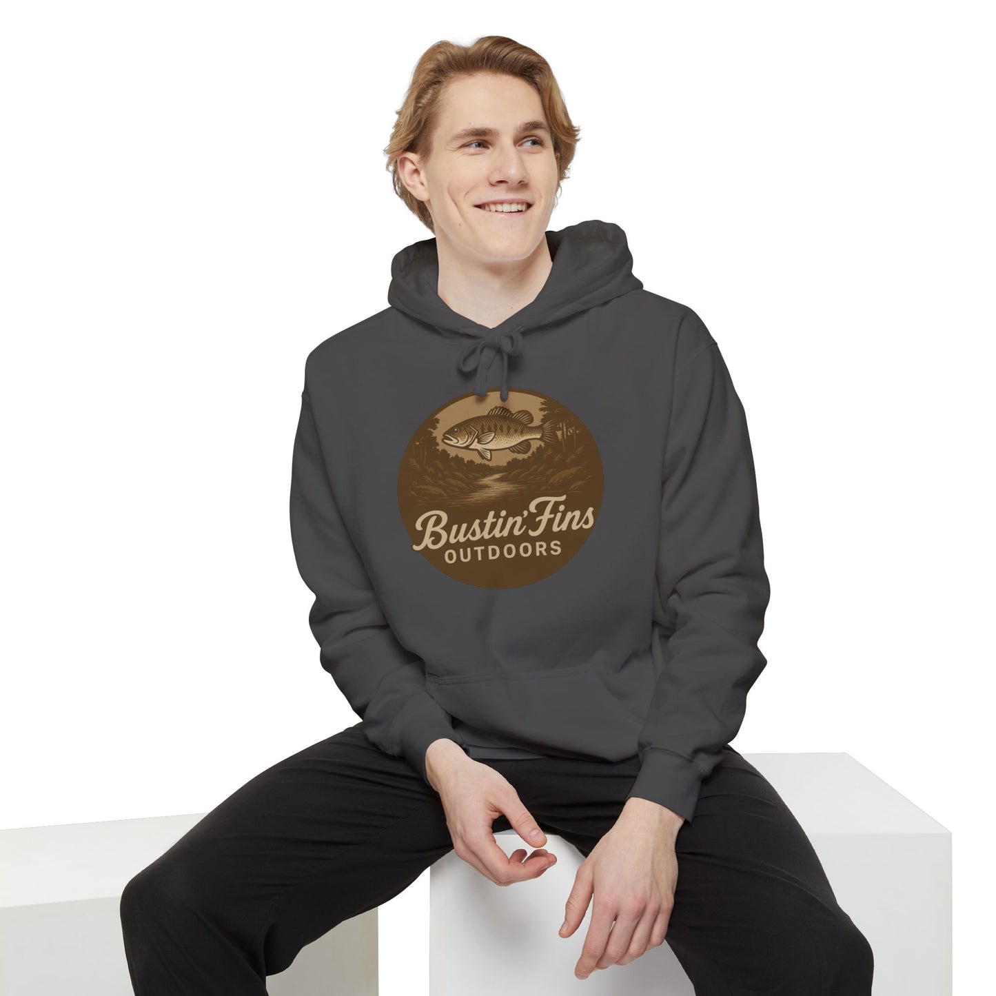 Bustin Fins Outdoors Hoodie