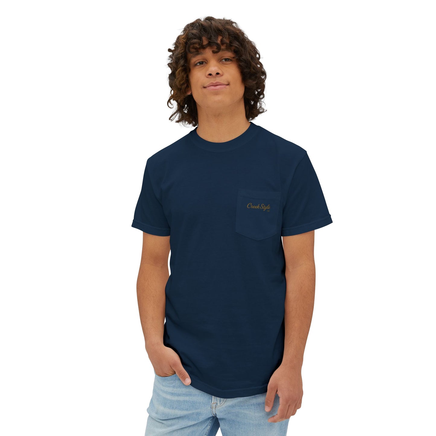 Creek Style™ "Baptized in Creek Water" Pocket T-Shirt