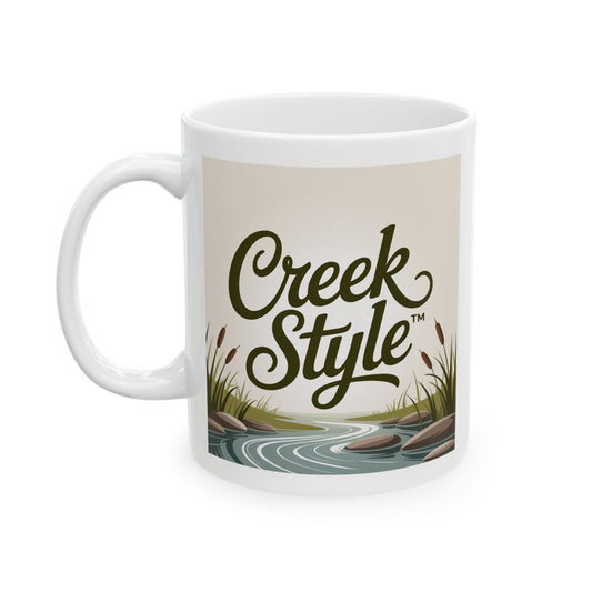 Creek Style™  "Peaceful Stream" Ceramic Mug