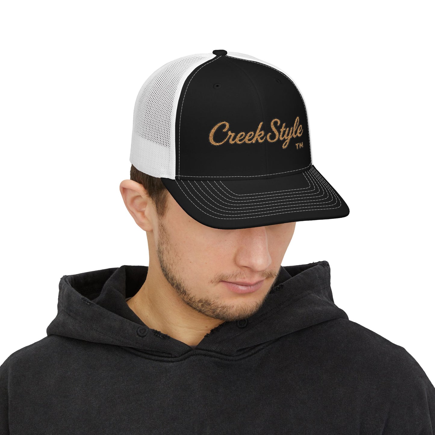 Creek Style™  Embroidered Snapback Trucker Cap