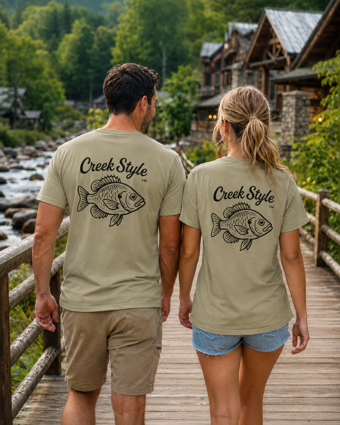 Creek Style™  "Bluegill" Garment-Dyed T-shirt