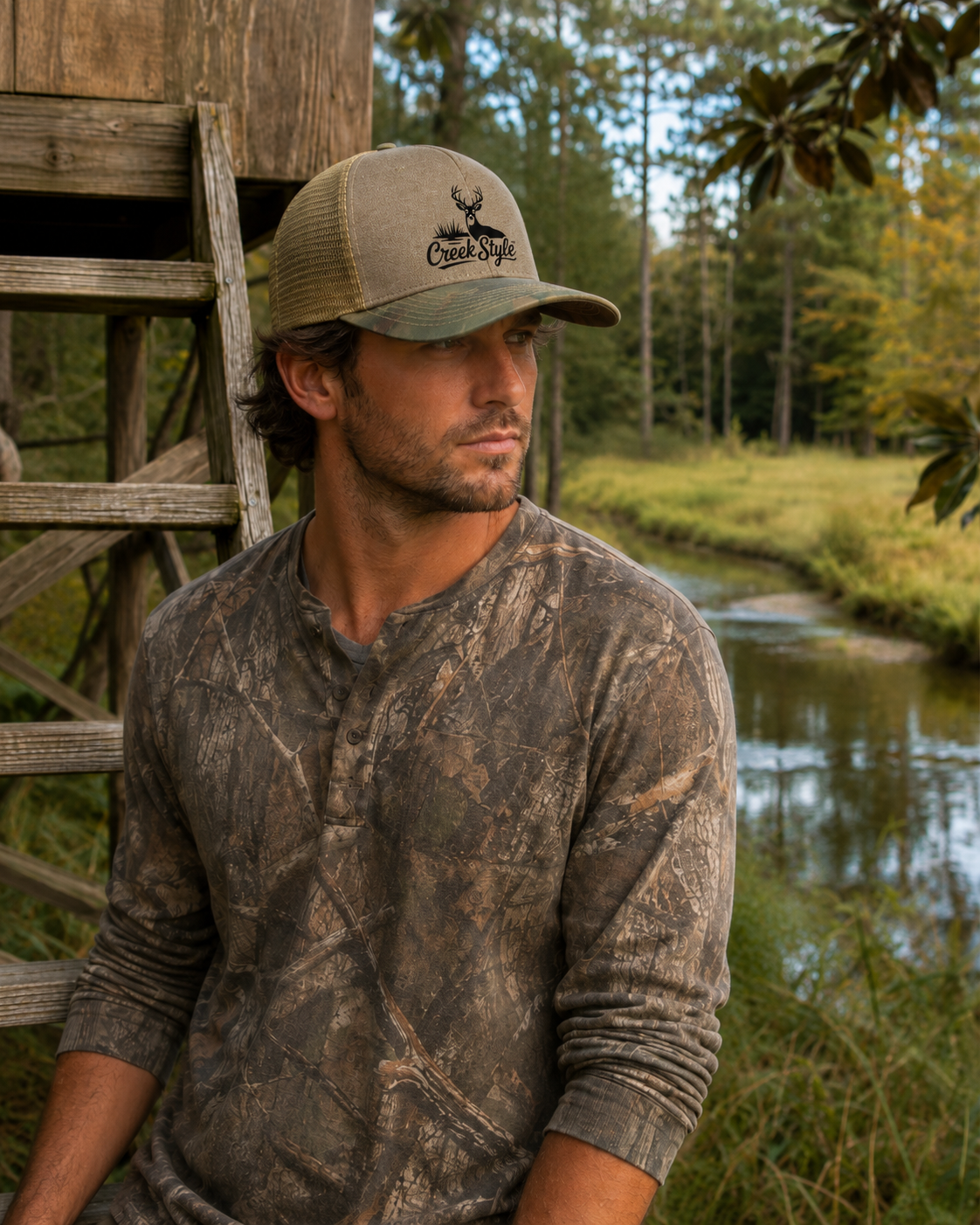 Creek Style™ "Whitetail buck" Cap